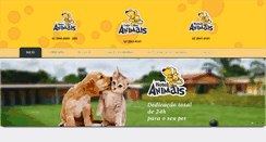 Desktop Screenshot of lojadosanimais.com.br